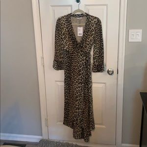 Beautiful Ganni brand new wrap dress